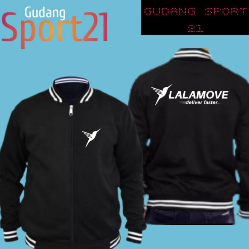 jaket baseball lalamove jaket lalamove