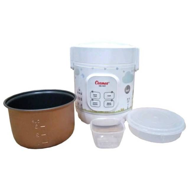 COSMOS Rice Cooker Digital Mini 4 in 1 0.3Liter CRJ1031