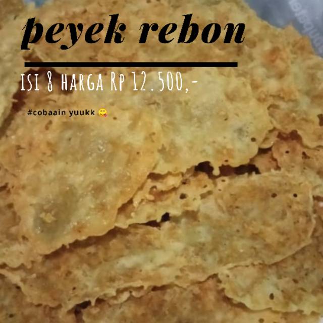 

Peyek rebon