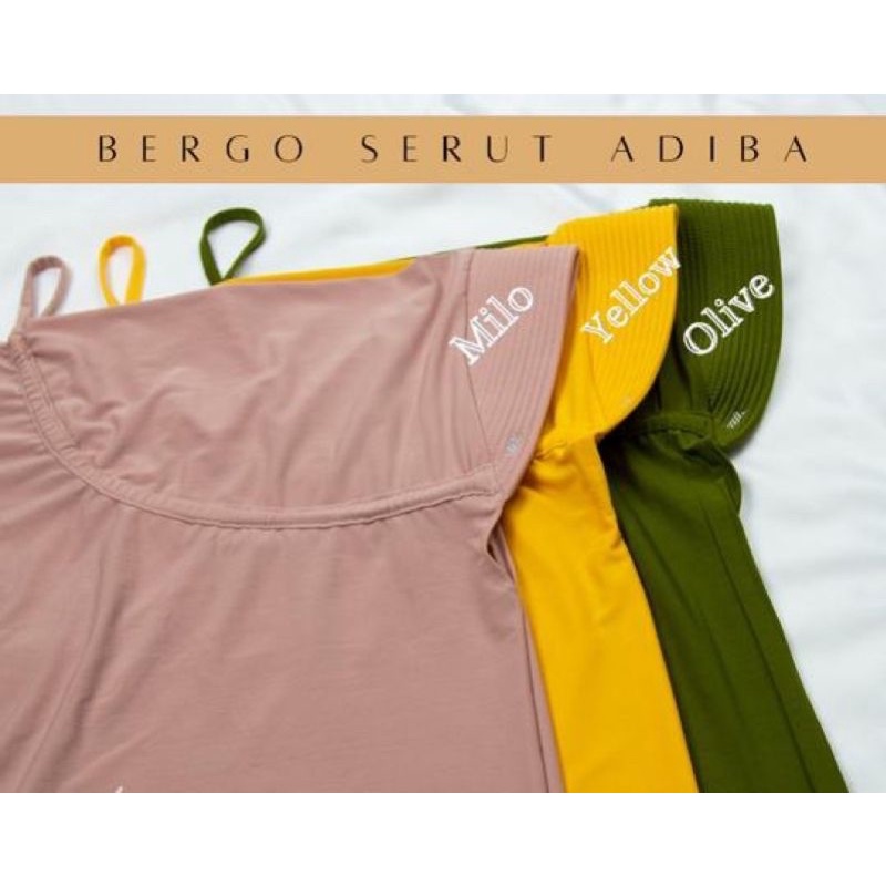 BERGO SERUT JUMBO JILBAB SERUT ADIBA JUMBO SPANDEX JERSEY