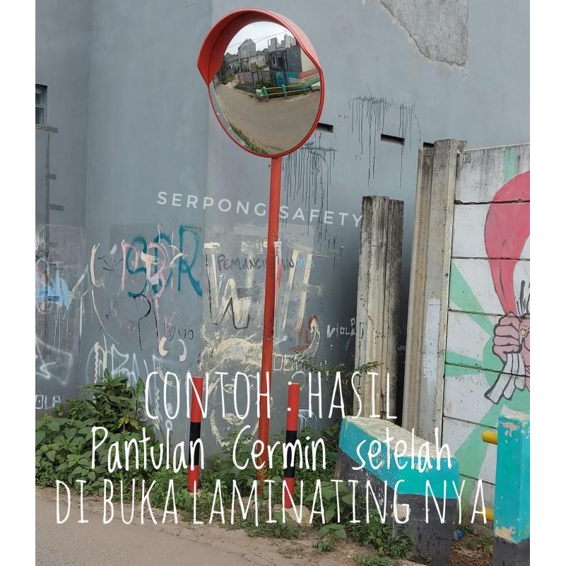 Jual Keselamatan Convex Mirror Outdoor 80 Cm Cermin Cembung Simpang