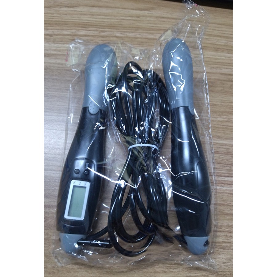 Tali Skipping Jump Rope Counting LCD Weight Exercise - RP001 - Gray