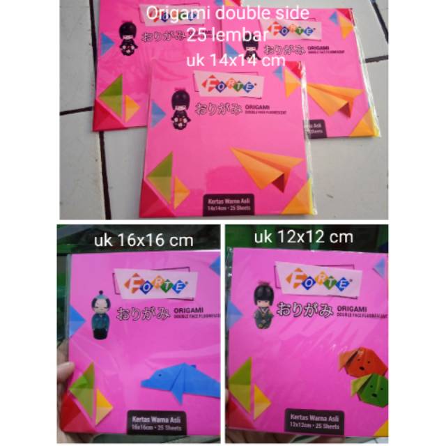 KERTAS ORIGAMI DOUBLE SIDE 25 SHEET