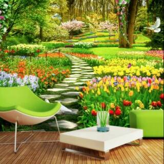 Wallpaper Custom 3d Pemandangan Gunung Shopee Indonesia