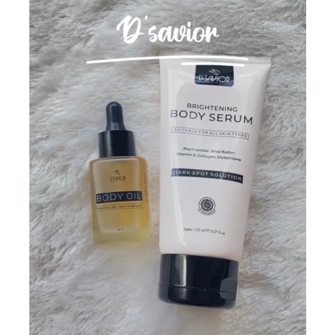 DSavior Body Oil / Whitening Body Serum / Peeling Spray