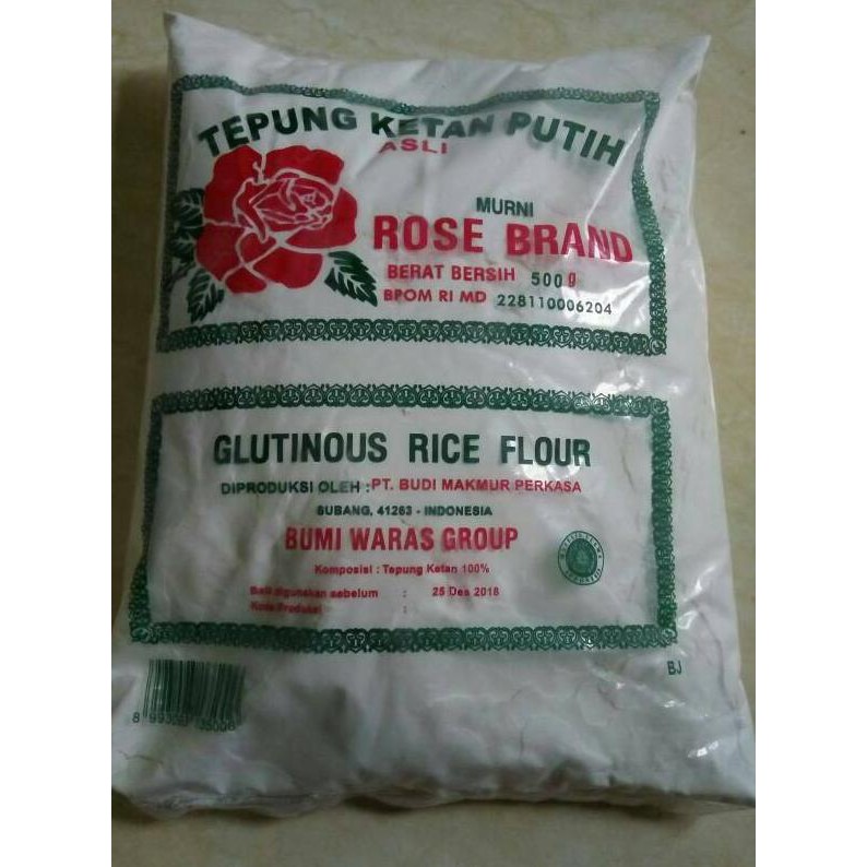 

Big Sale Tepung Ketan Putih+Rose Brand 500gr+Glutinous Rice Flour Bermutu Cuci Gudang Awal Tahun