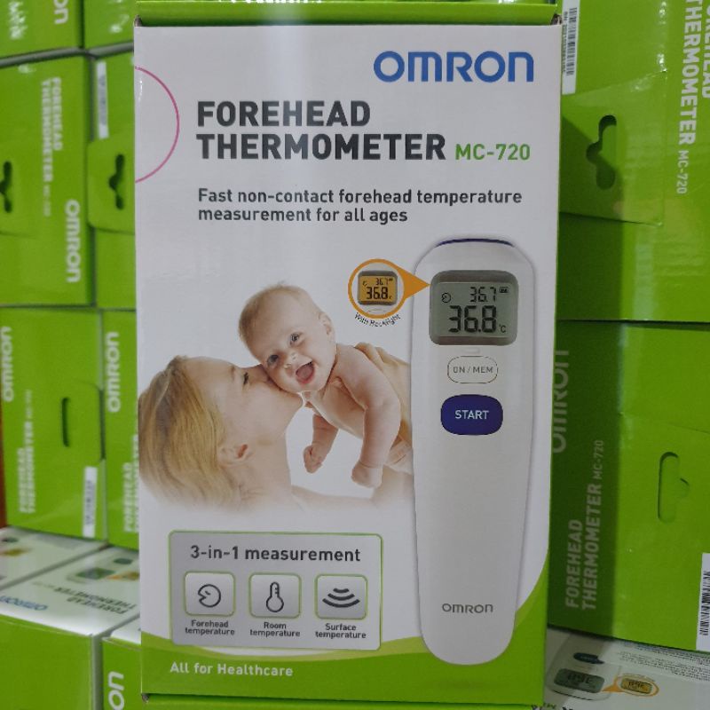 Termometer Digital OMRON MC-720 Thermometer Bayi Termometer Infrared Tembak Thermogun Termogun