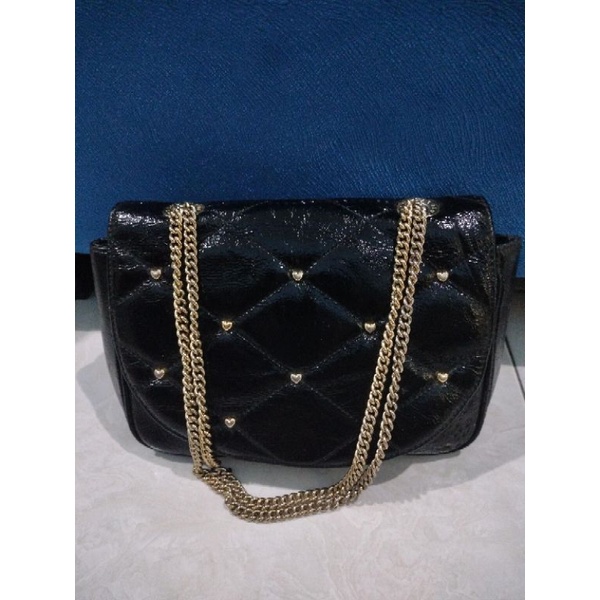 tas preloved rantai lovecat kulit asli minus pressan ball