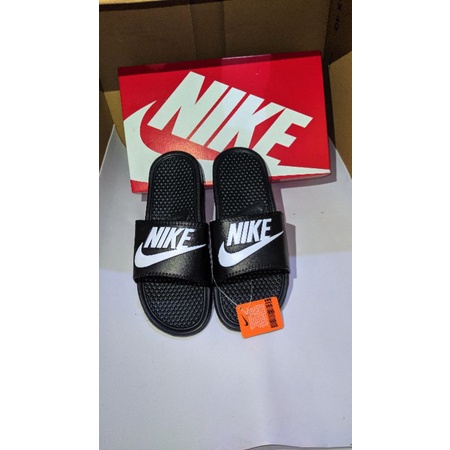 SANDAL PRIA NIKE SWOSH WHITE GRADE ORI