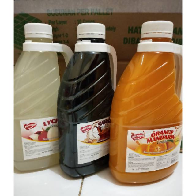 

Sirup Leci / lychee - Sarsi - Orange Mandarin Merek Naraya