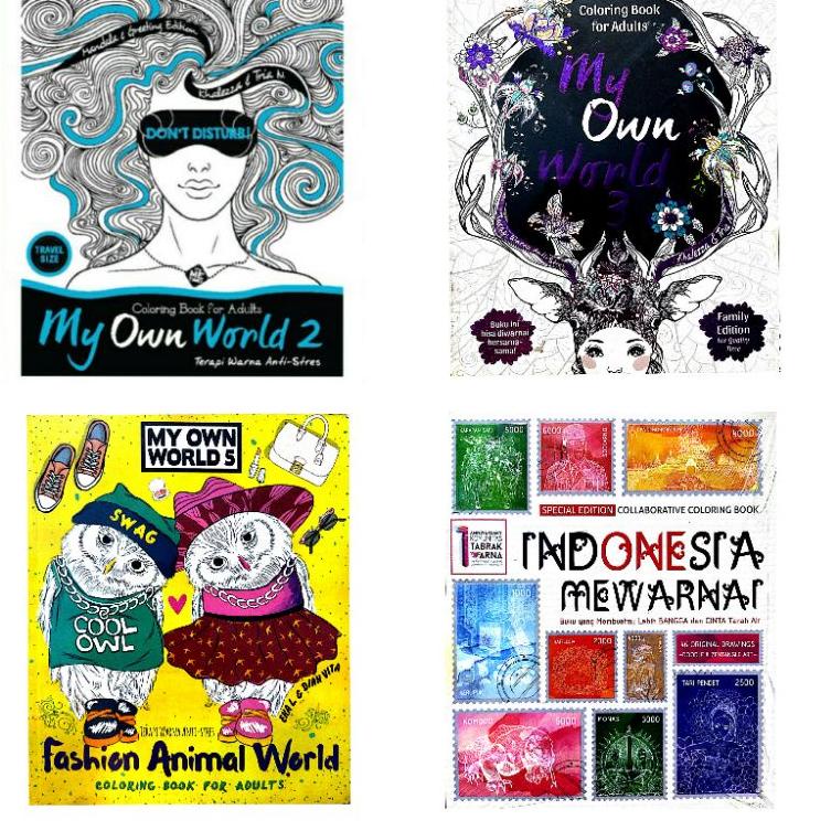 

[PRODUK WPYWD] BUKU MEWARNAI ANTI STRESS UNTUK DEWASA P89