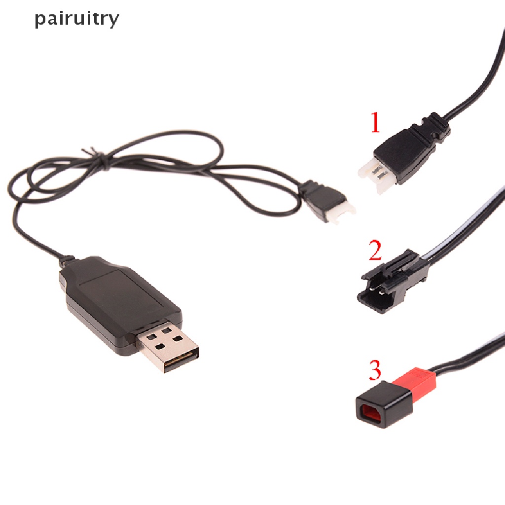 Prt charger Baterai usb 3.7V sm-2p jst xh2.45 x5 Untuk rc Helikopter quadcopter