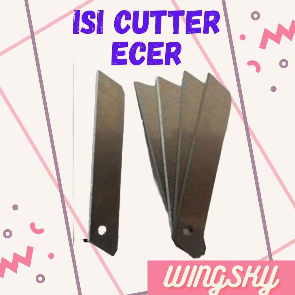 

ISI REFILL PISAU CUTTER BESAR /CUTTER TAJAM MURAH / REFILL CUTTER ORIGINAL / Isi Cutter Besar Blade Cutter