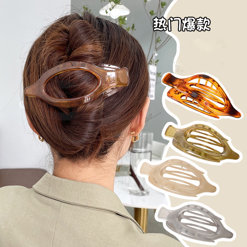 Korean New Hair Claw Clip Fashion Large Duckbill Clip Simple Ponytail Clip for Women Hair Accessories