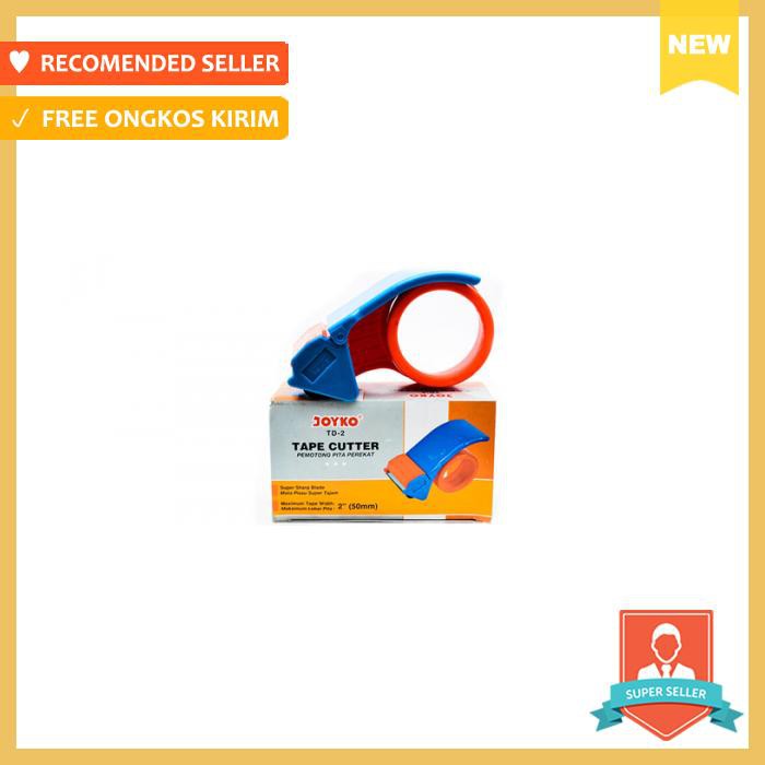

Pengikat & Perekat - Grosir!!! Tape Cutter / Tape Dispenser Lakban 2" Joyko Td 02 Office