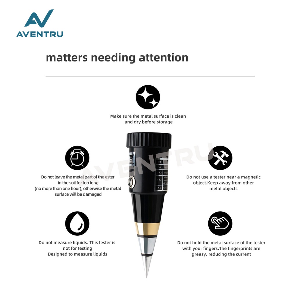 Alat Ukur Kelembaban Tanah Soil Moisture PH Meter Tester VT05 (VT-05)