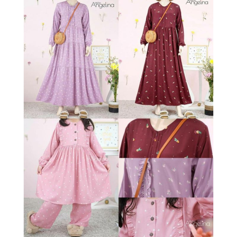 LITTLE ZAHRA BY ATELIER ANGELINA LIL HEART PINK 1-2Y