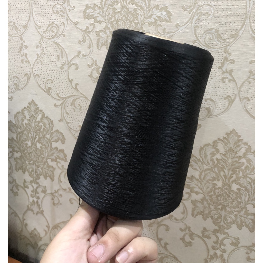 BENANG POLYESTER OBRAS HITAM PUTIH