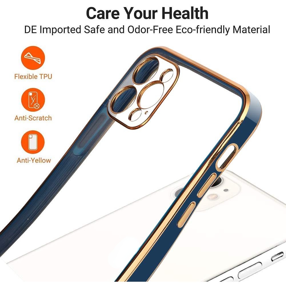 IPHONE Casing Ponsel Silikon Cair Kompatibel Dengan Iphone14 11 12 13 Pro Max X XS Max7Plus8Plus Bening Lembut TPU Plating Bumper Anti Gores Shockproof Pelindung Case Cover