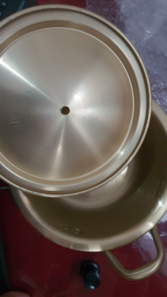 Panci Korea Ramyeon Ramyun Ramen Panci Emas 16cm [import Korea]