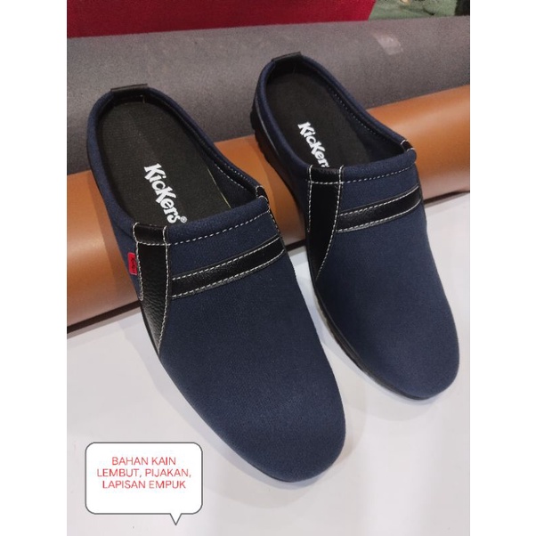 SANDAL SELOP PRIA BAHAN KAIN/SENDAL KICKERS PRIA/SANDAL SEPATU