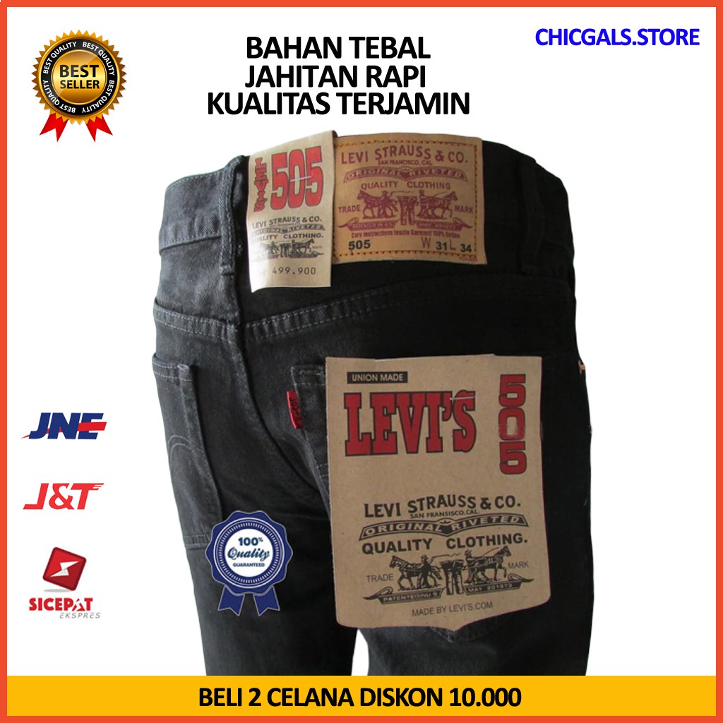  Celana  Jeans  Panjang Pria  Branded  Levi s levis Standar 