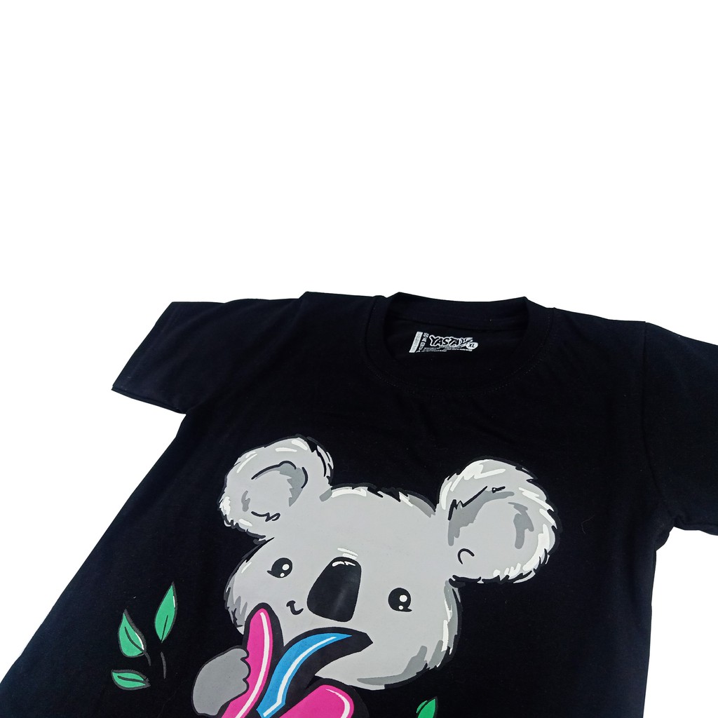 Yasta Fashion - Kaos Anak T-shirt Bears Leaf Authe 1-8 Tahun-2