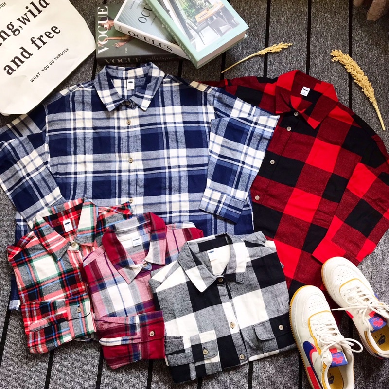 OLD NAVY FLANEL TERBARU WANITA