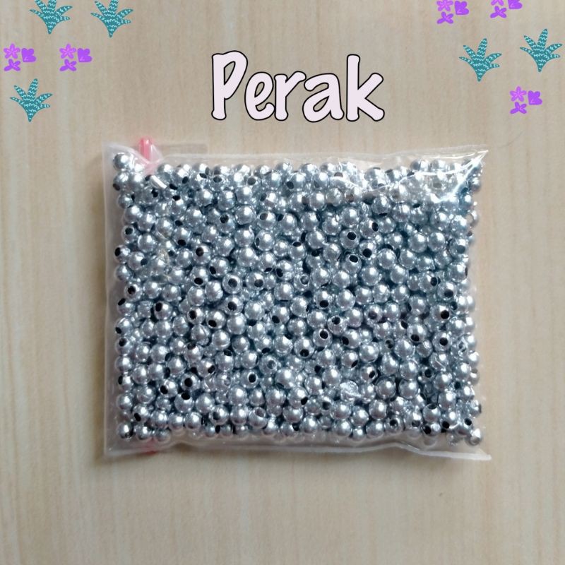 Mote Manik Mutiara Bulat 3mm - 10 Gram