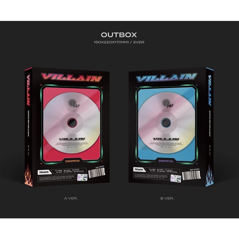 [READY STOCK] DRIPPIN - 3rd MINI ALBUM VILLAIN x MyMusicTaste MMT