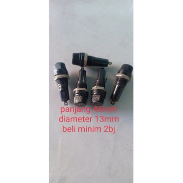 tempat rumah sekring tabung bulat fuse holder besar