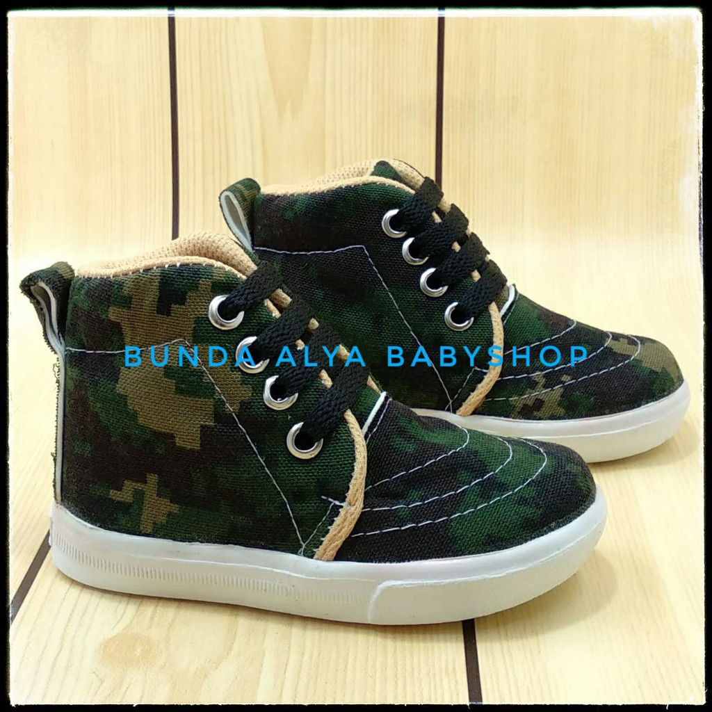 Sepatu Anak Boots Usia 2 3 Tahun - Sepatu Anak Boots ARMY Reject Layak Pakai [SEPATU REJECT]