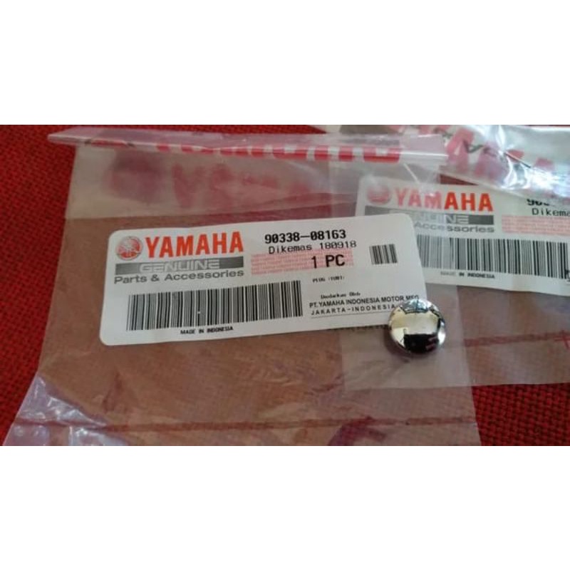 PLUG BLIND COVER TUTUP BAUT L BEGEL BEHEL JOK BELAKANG BAUT STANG XRIDE X RIDE FINO ORIGINAL