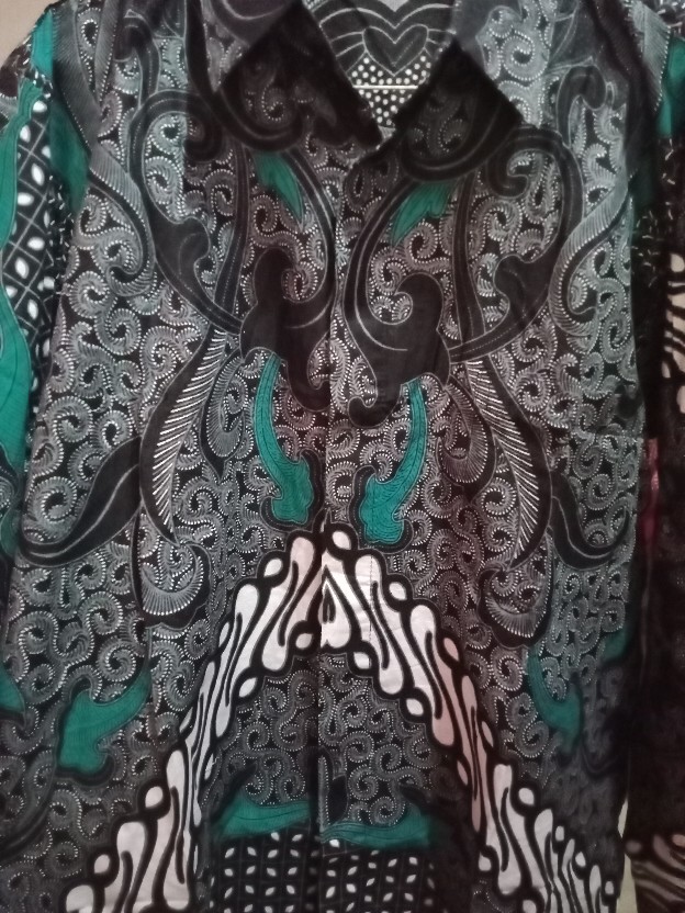 Kemeja Batik Pria Size M L Xl Xxl Bswart Batik Hrb026 Kenongo Hem Panjang Padi