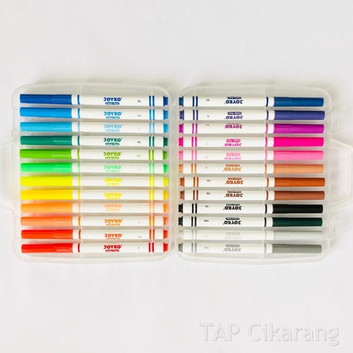 

(DISKON TERMURAH) Spidol Washable Anak Color Pen Joyko 24 Warna