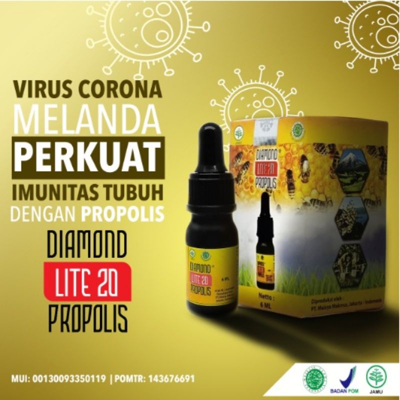Propolis Diamond Lite 20 Original Murah -Premium