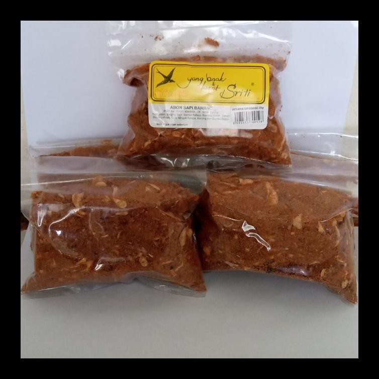 

BARU! SRITI ABON SAPI BAWANG (KUNING) 200GR PALING MURAH