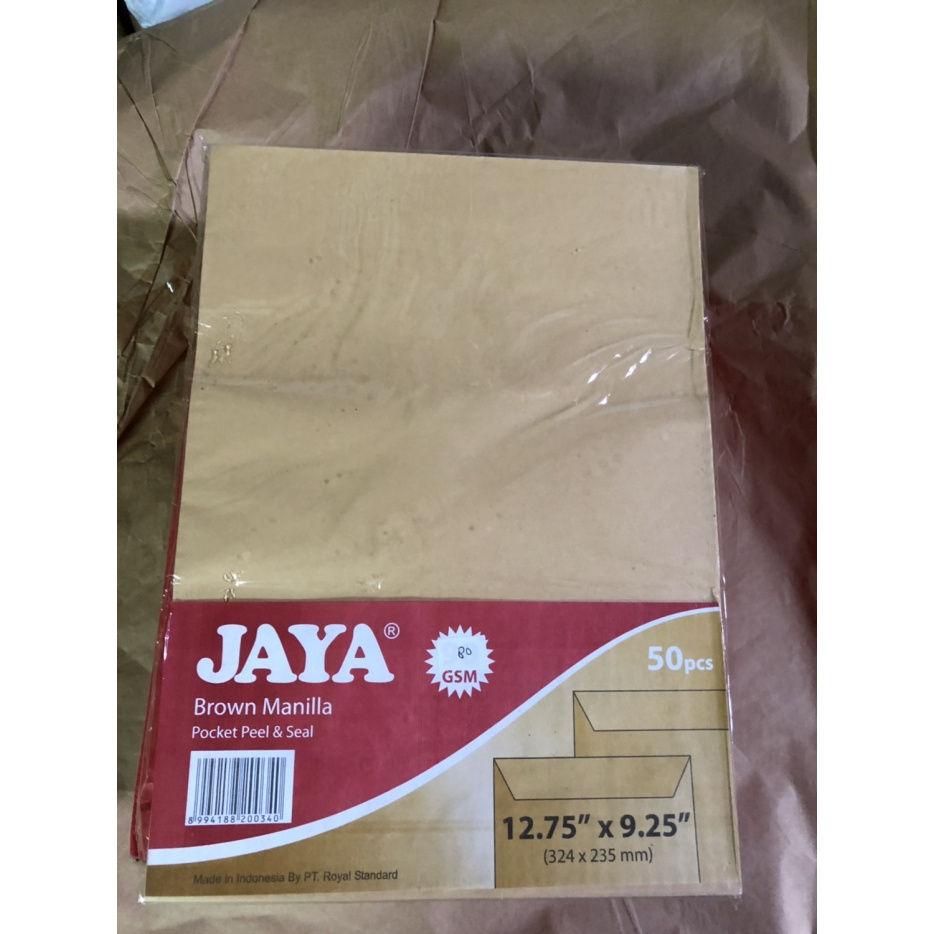 

Amplop Coklat A4 dengan perekat