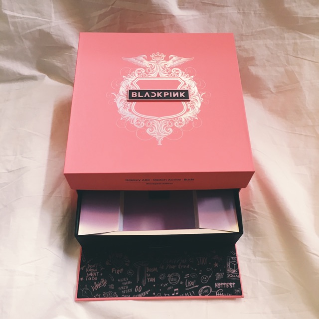 BOX ONLY HANYA BOX BLACKPINK SAMSUNG A80 BOX OFFICIAL PINK BOX