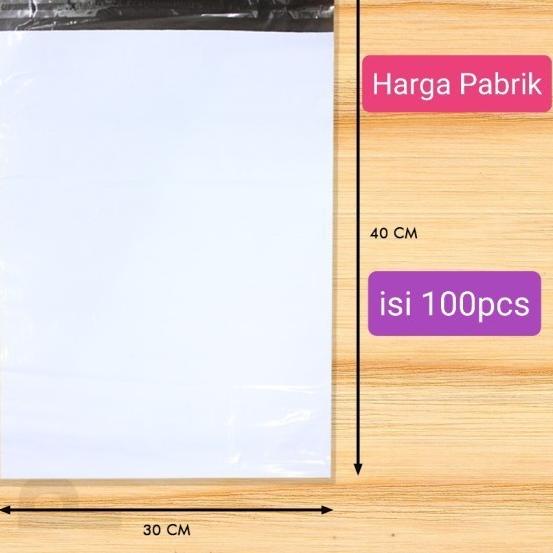 

Polymailer 30x40 cm Kantong Plastik Packing Online dgn Seal isi 100pcs - Hitam, Reguler