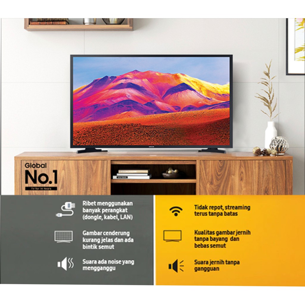 Tv Led Samsung Smart TV 43 inch UA43T6500 Seri 6 | Super Smart TV Samsung 43T6500-2