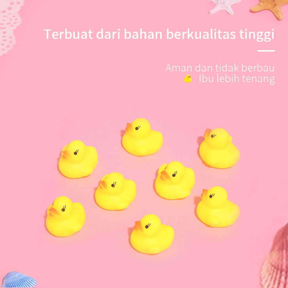 Mumystation Mainan mandi bebek bayi /bebek Kuning bath toy