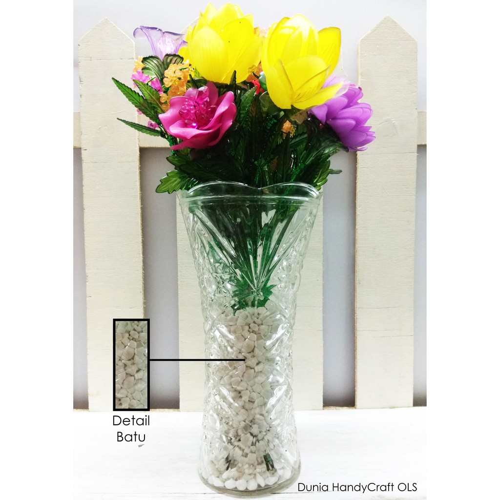 Batu Hias Putih Polos