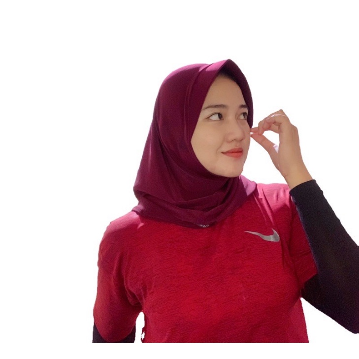 HIJAB SPORT /JILBAB SPORT BERKUALITAS HARGA TERJANGKAU / HIJAB INSTANT SPORT HIGH QUALITY | HIJAB INSTANT SPORT | HIJAB VOLLY HIGHG QUALITY-MARON