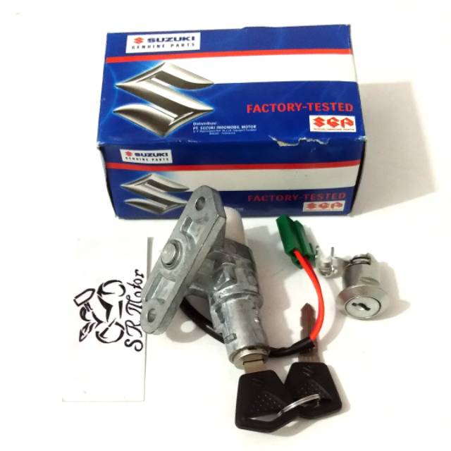 kunci kontak keyset suzuki nex next komplit assy original 37019-09G60-000
