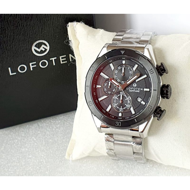 JAM TANGAN LOFOTEN 6517 CHRONO STAINLESS ORIGINAL