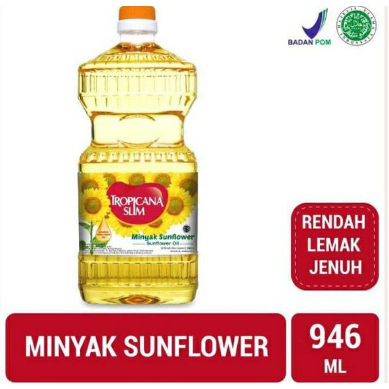 

Tropicana Slim Sunflower Oil 946 ml