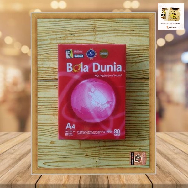 

HVS PUTIH A4 80gsm BOLA DUNIA (500L/ 1 RIM)