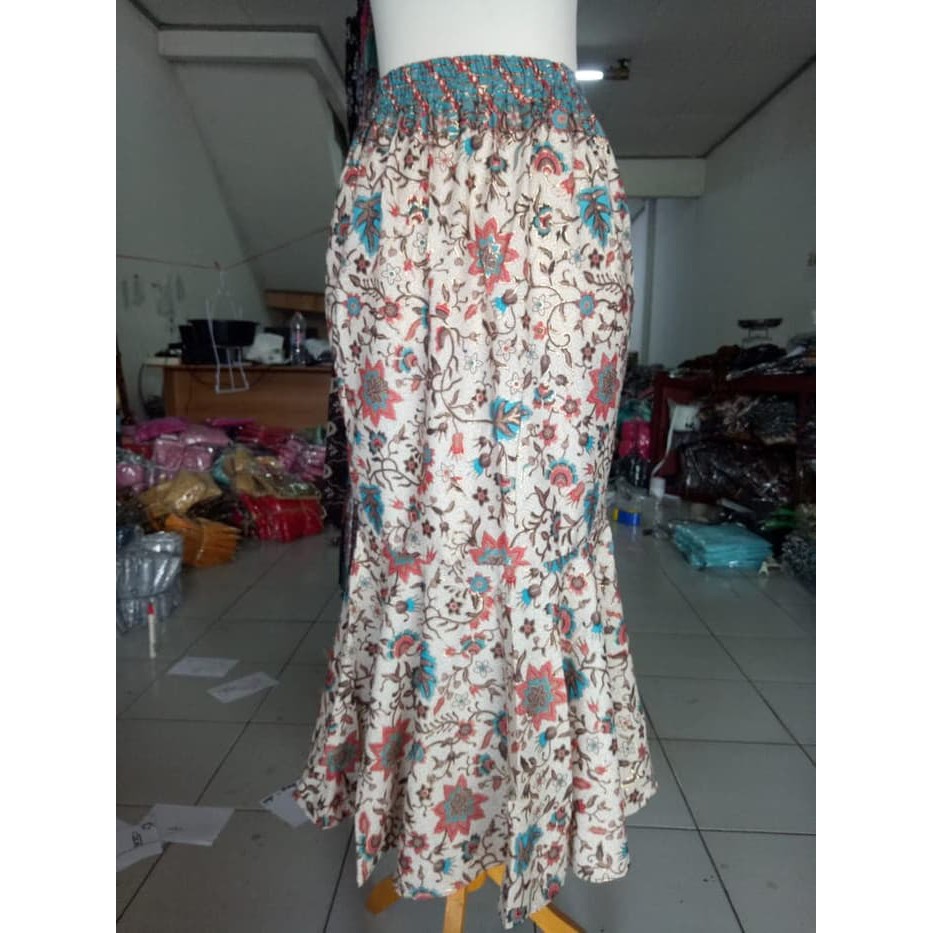 Rok Panjang Zaqksai Rok Duyung Batik Wanita