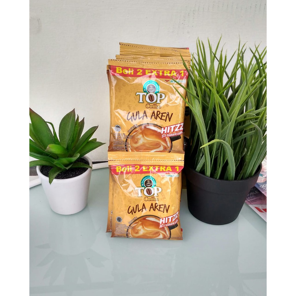 Top Coffee Gula Aren Renceng 10 +5 pc